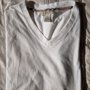 Burberry white Vneck undershirt